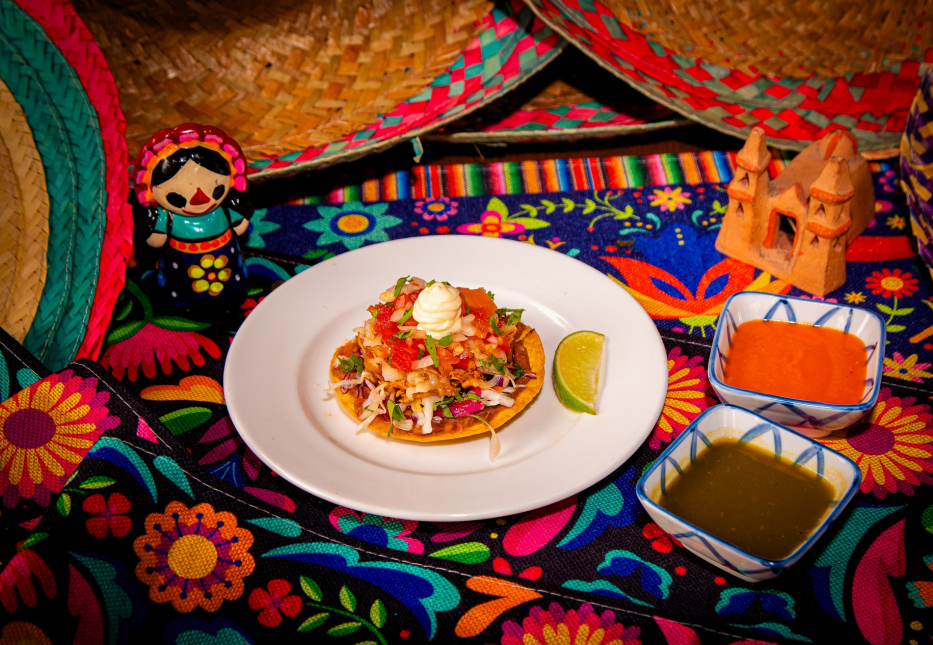 CHICKEN TOSTADA